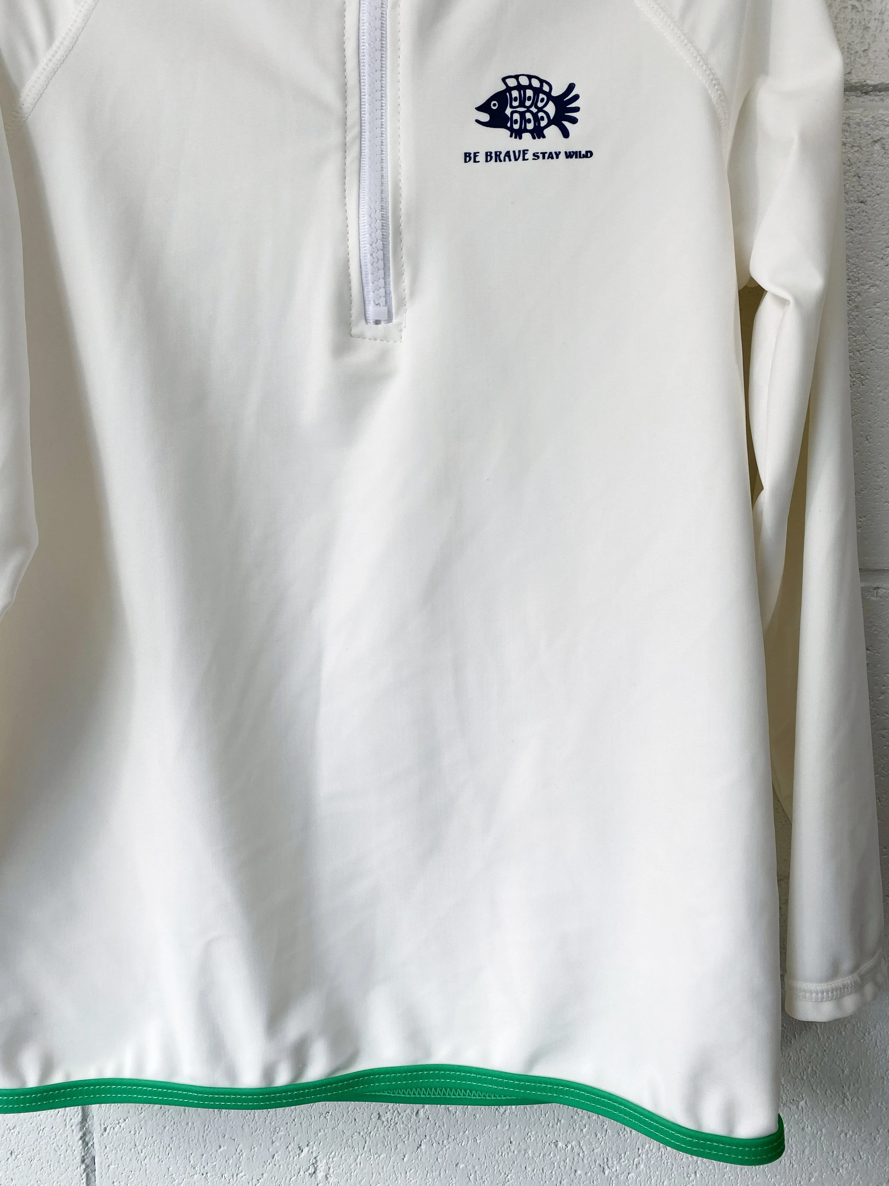 White Rash Guard, 11-12 years (150)