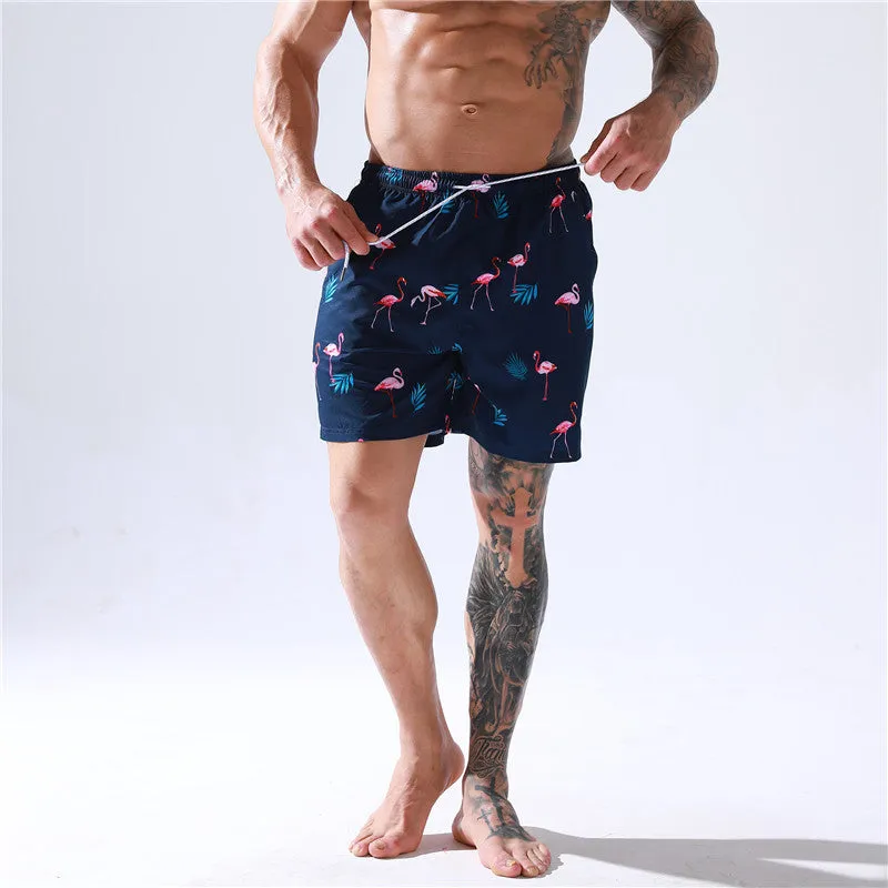 Wholesale Comfortable Beach Shorts Printed Quick Dry Men Swimwear