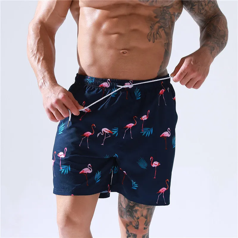 Wholesale Comfortable Beach Shorts Printed Quick Dry Men Swimwear