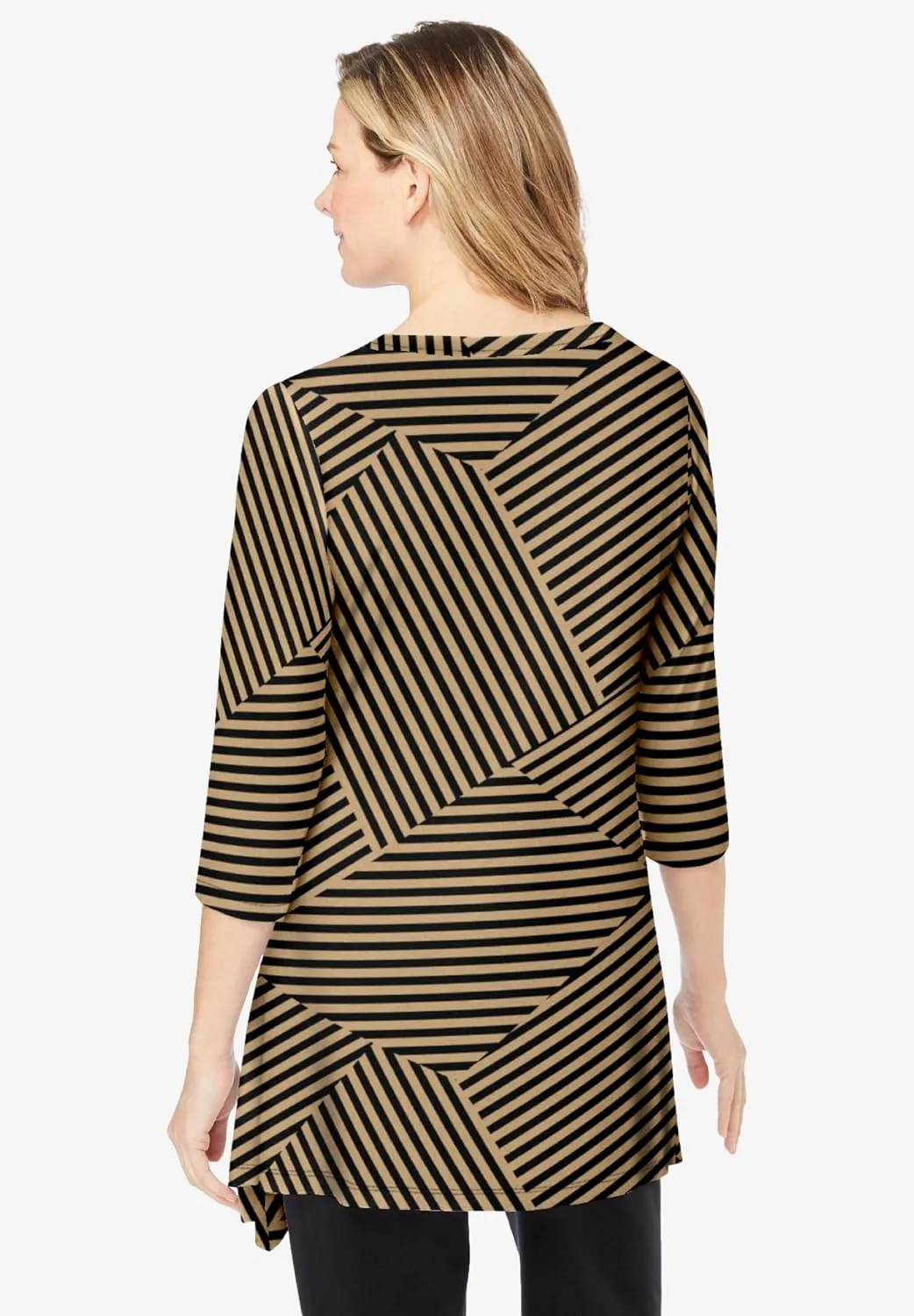 Woman Within Plus Size The High-Low Hem Tunic