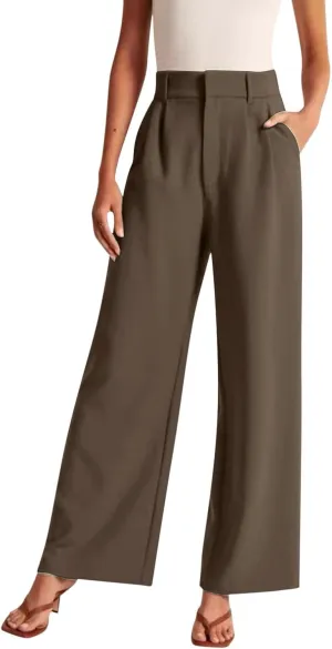 Women Cotton Linen Summer Drawstring Pants Elastic Waist Stretchy Slim Fit Pant Trousers Trendy