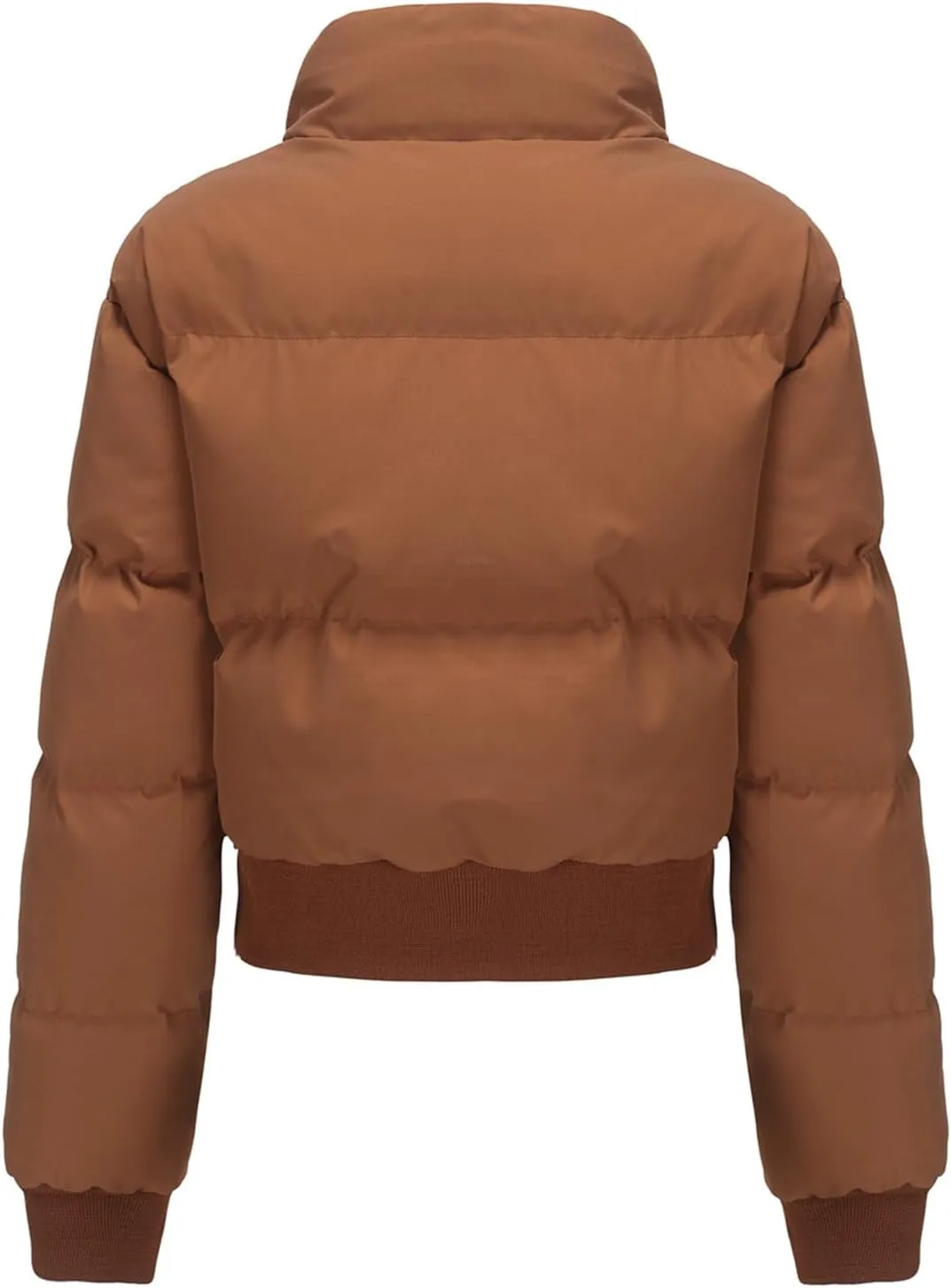 Women Cotton-Padded Jacket Short Cropped Jacket Loose-fit Down Serve Student Fashion Coat Women's Clothing