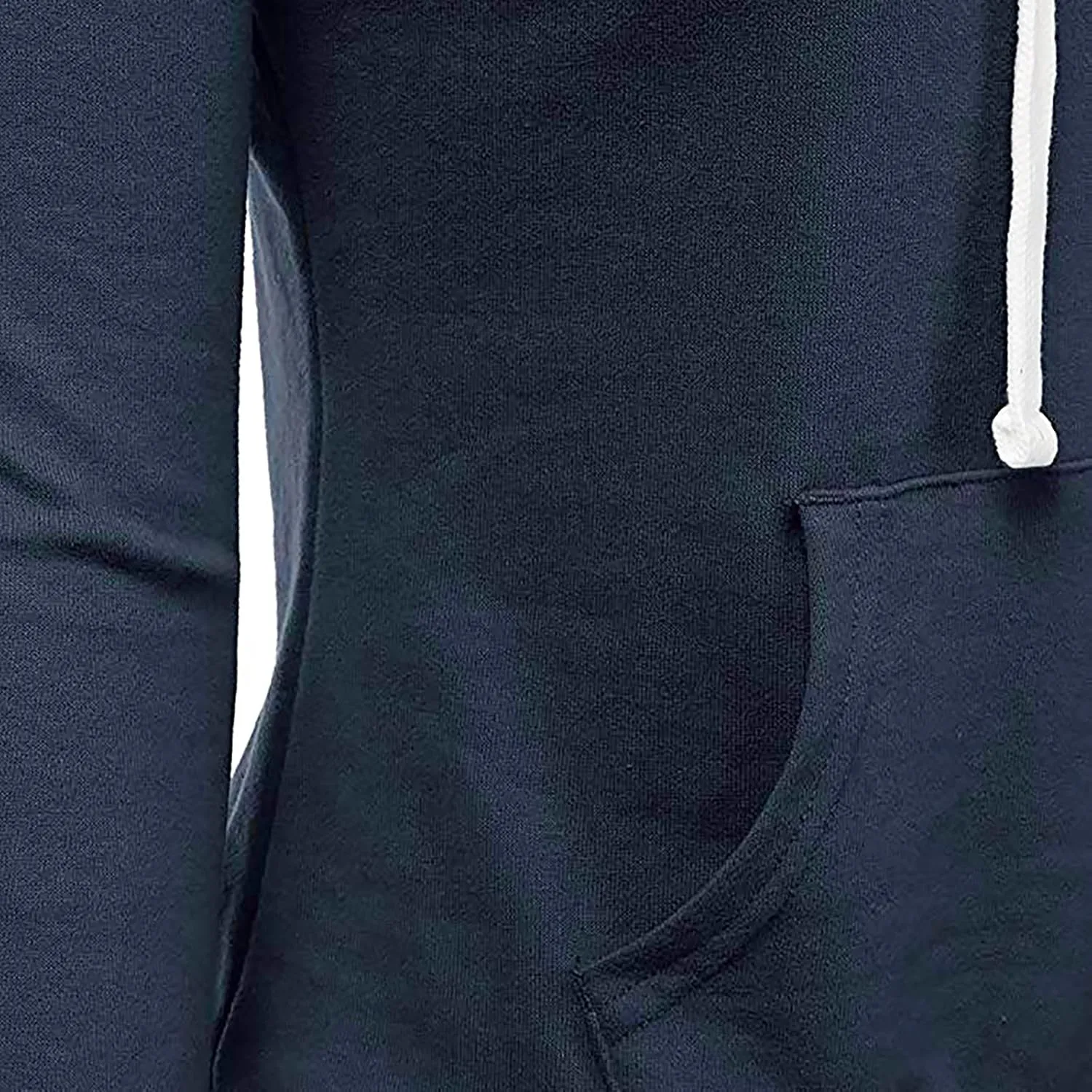 Women Solid Hooded Sweatshirts Long Sleeve Pocket Sweatshirt Slim Fit Pullover Tops Preppy Teen Girl Clothes
