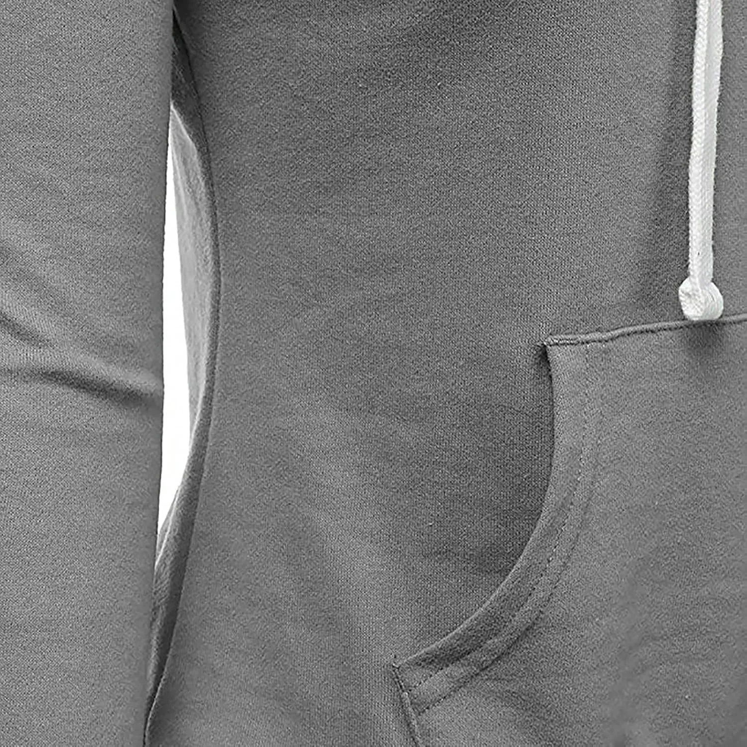 Women Solid Hooded Sweatshirts Long Sleeve Pocket Sweatshirt Slim Fit Pullover Tops Preppy Teen Girl Clothes