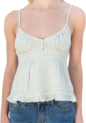 Women Y2k Tank Tops Lace Trim Cami Spaghetti Strap Top Cute Going Out Top