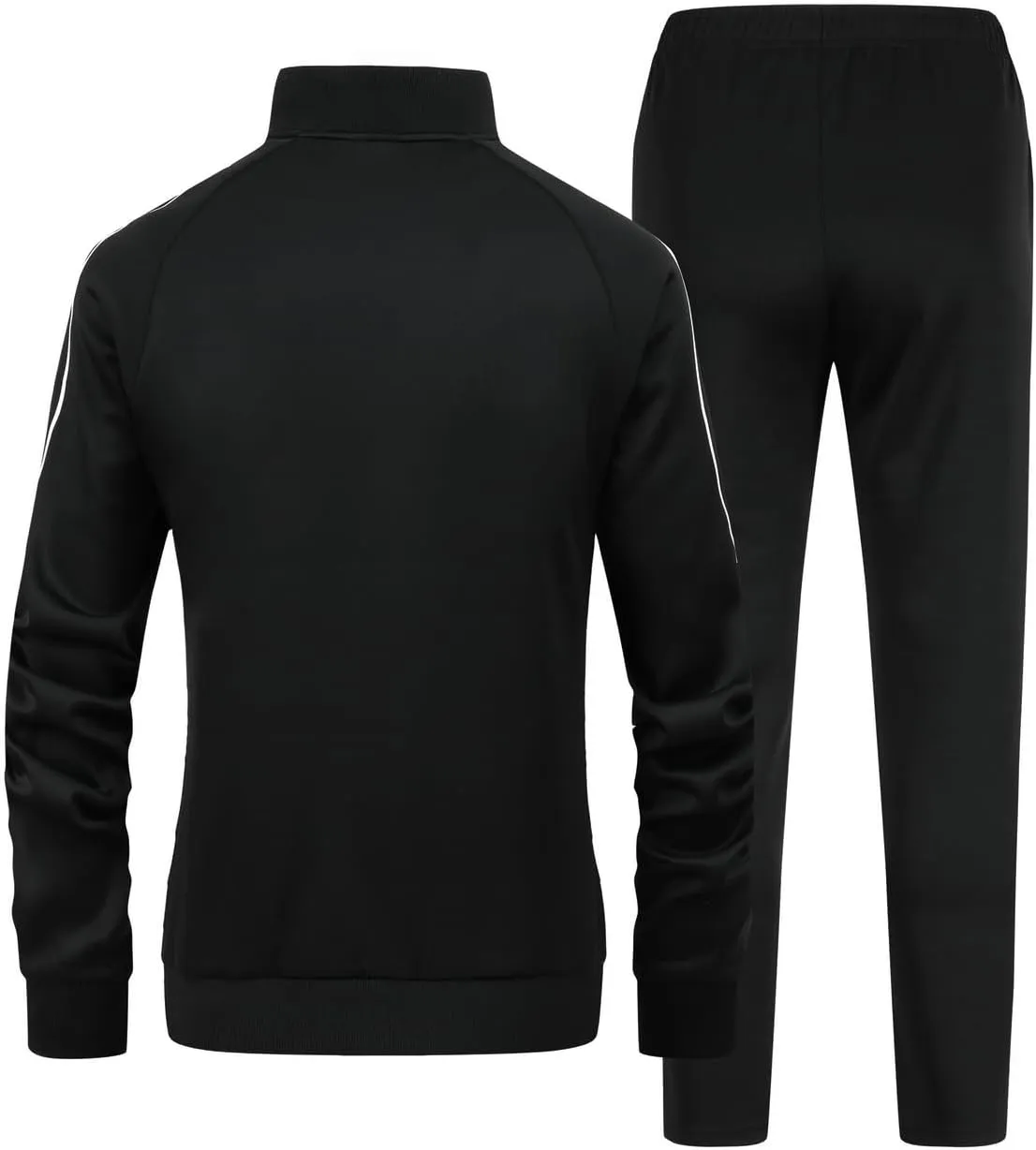 Women's 2 Pieces Athletic Tracksuit Full-Zip Workout Sweatsuit with Active Jackets and Pants