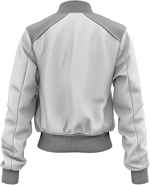 Women's Biker Multi Color Leather Jacket, Leather Biker Jacket for Women, Faux Leather Biker Bomber Jacket
