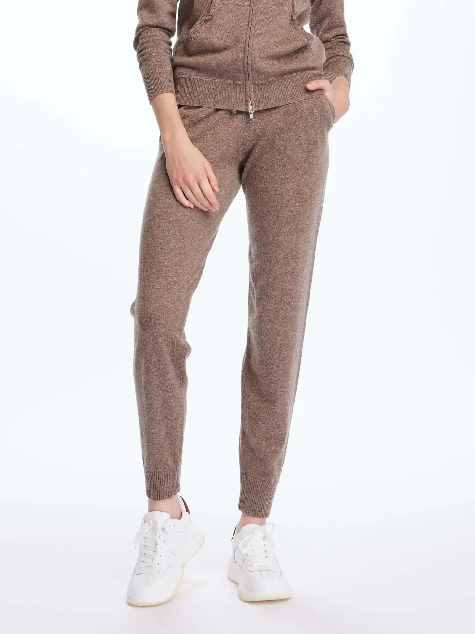 Women's Cashmere Sweatpant In Brown