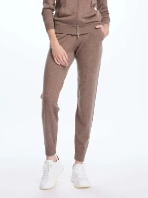 Women's Cashmere Sweatpant In Brown