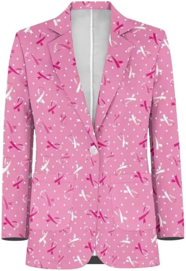Womens Casual Blazes Open Front Long Sleeve One Button Regular Fit Jackets Suit Coat