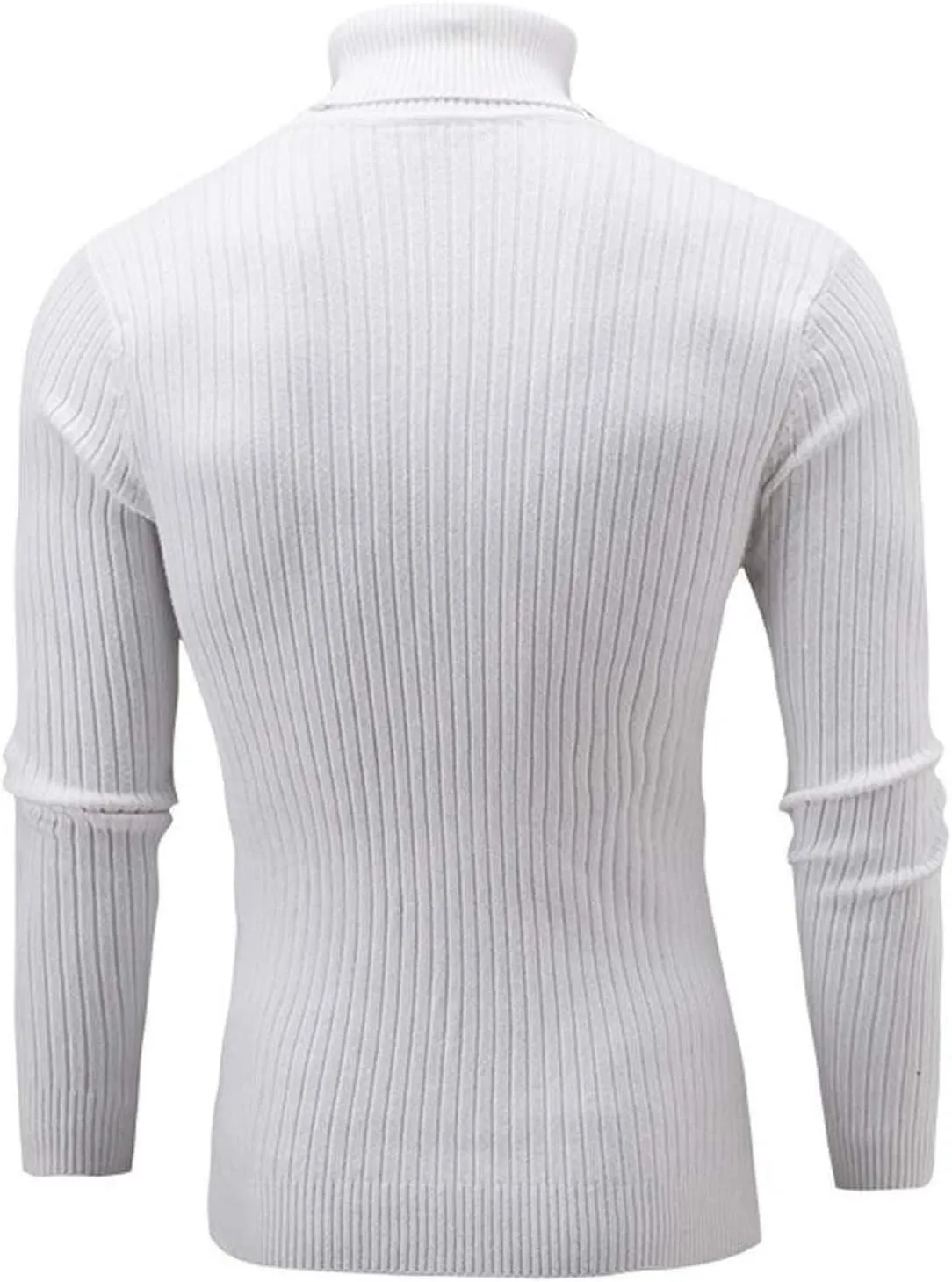 Womens Casual Turtleneck Oversized Knit Sweater Plus Size Winter Clothes Ribbed Knit Sweater Tops Cotton Jumper Blouse