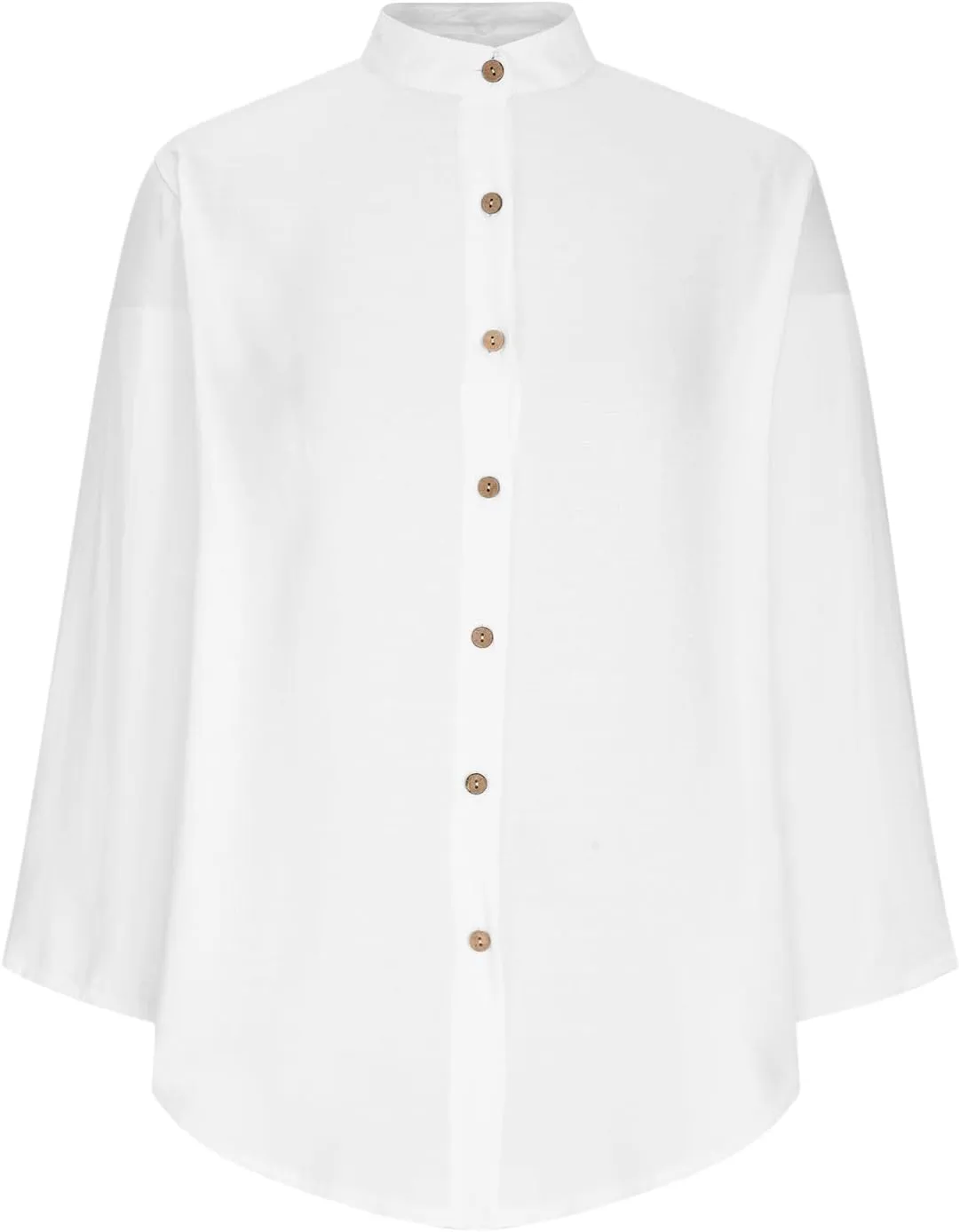 Womens Cotton Linen Button Down Shirts with Pockets 2025 Long Sleeve Loose Fit Oversized Casual Tops Clothes Plus Size