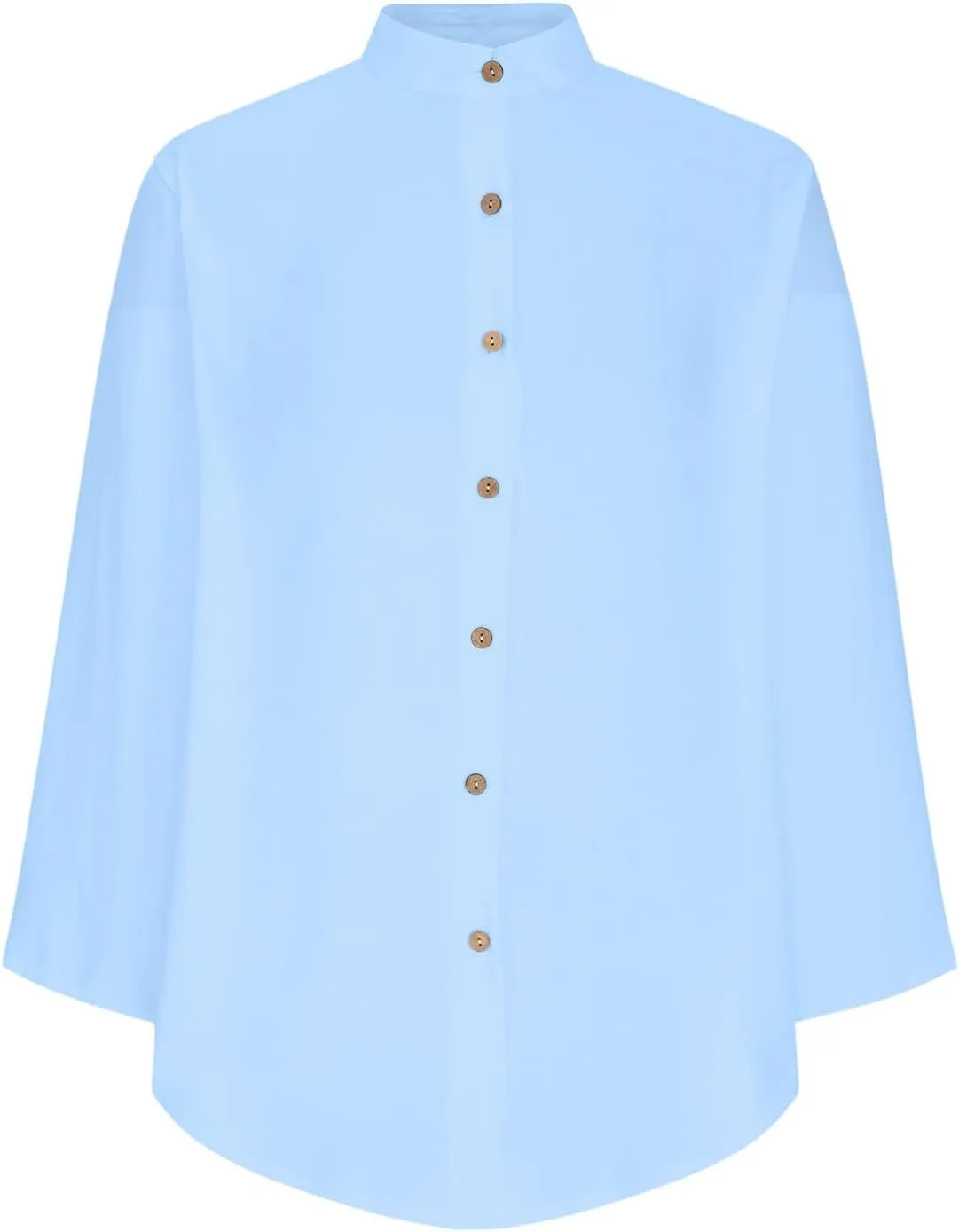Womens Cotton Linen Button Down Shirts with Pockets 2025 Long Sleeve Loose Fit Oversized Casual Tops Clothes Plus Size