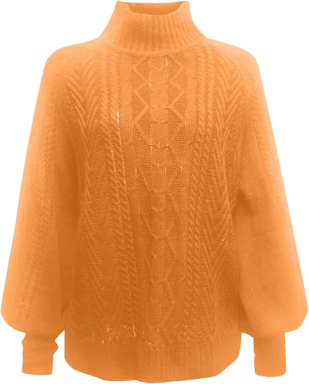 Women's Crewneck Sweater Solid Color Sweater Set Head Round Neck Warm Long-Sleeved Sweater Cute Sweaters