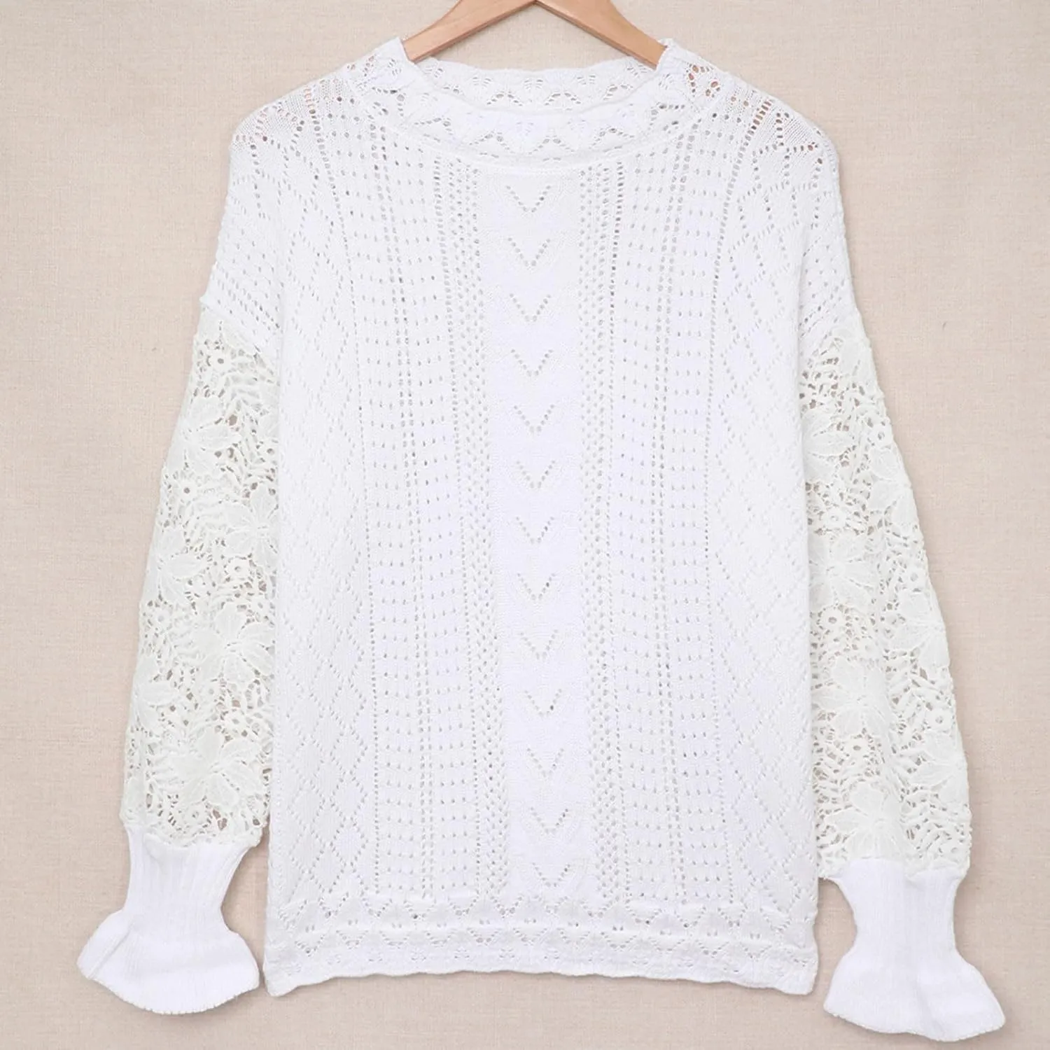 Women's Elegant Pullover Sweater Mock Neck Slim Fit Long Sleeve Knitted Ribbed Chunky Vacation Jumper Tops