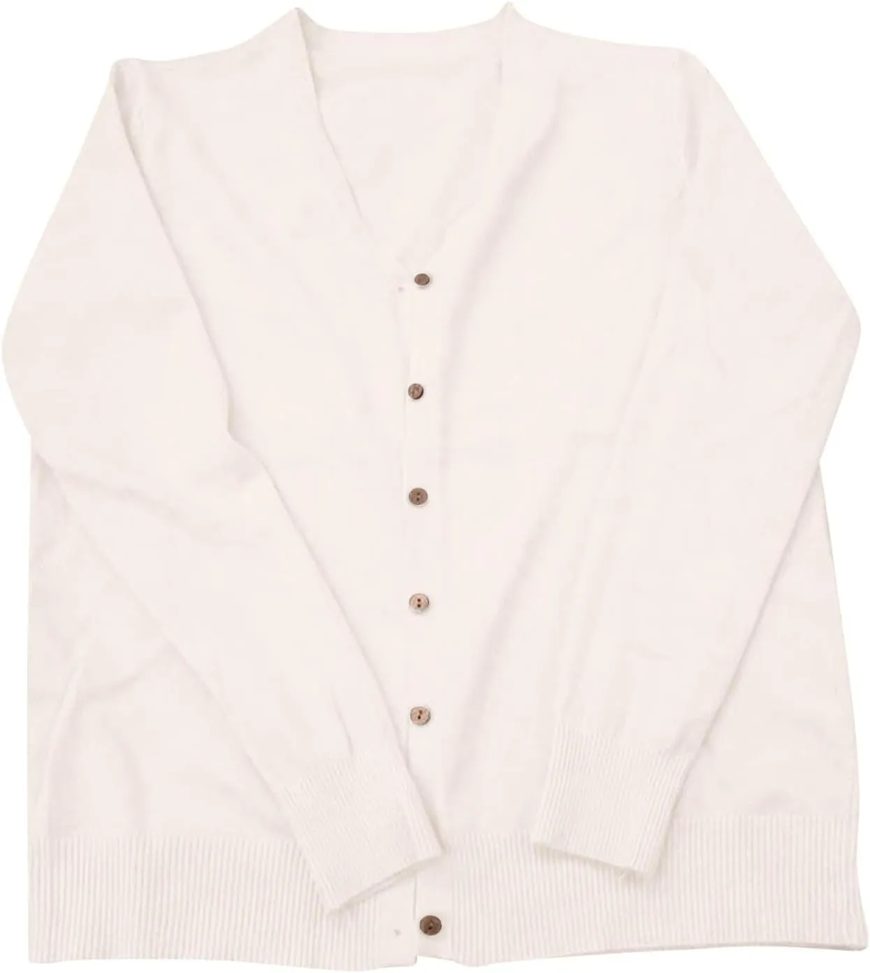 Women's Fall Winter Chunky Knit Cardigan 2025 Long Sleeve Button Down Soft Loose Cropped Sweater Outerwear