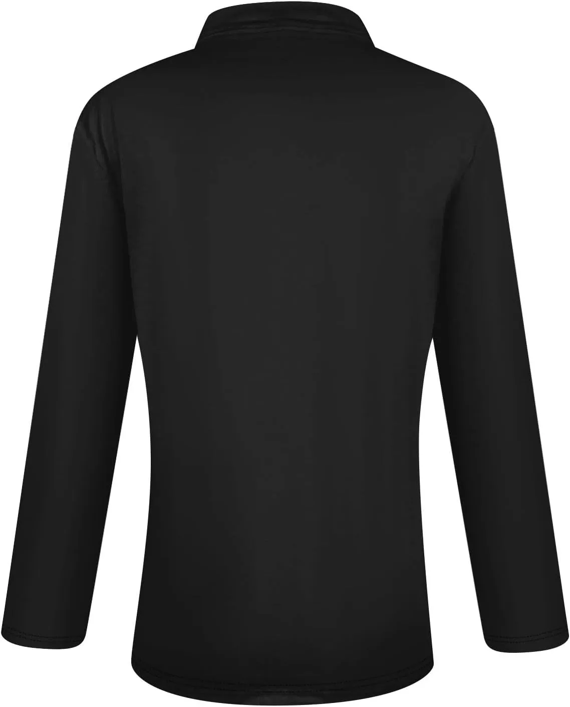 Womens Golf Shirt Long Sleeve Fall Quarter Zip Pullover Collared Neck Workout Polo Tops Fitted Blouses Business Casual