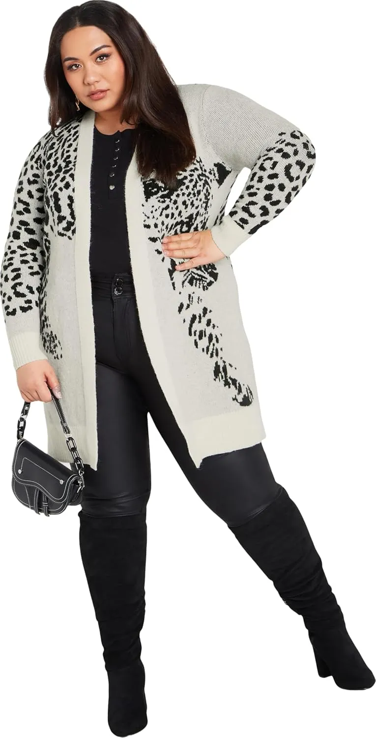 Women's Lena Leopard Cardigan
