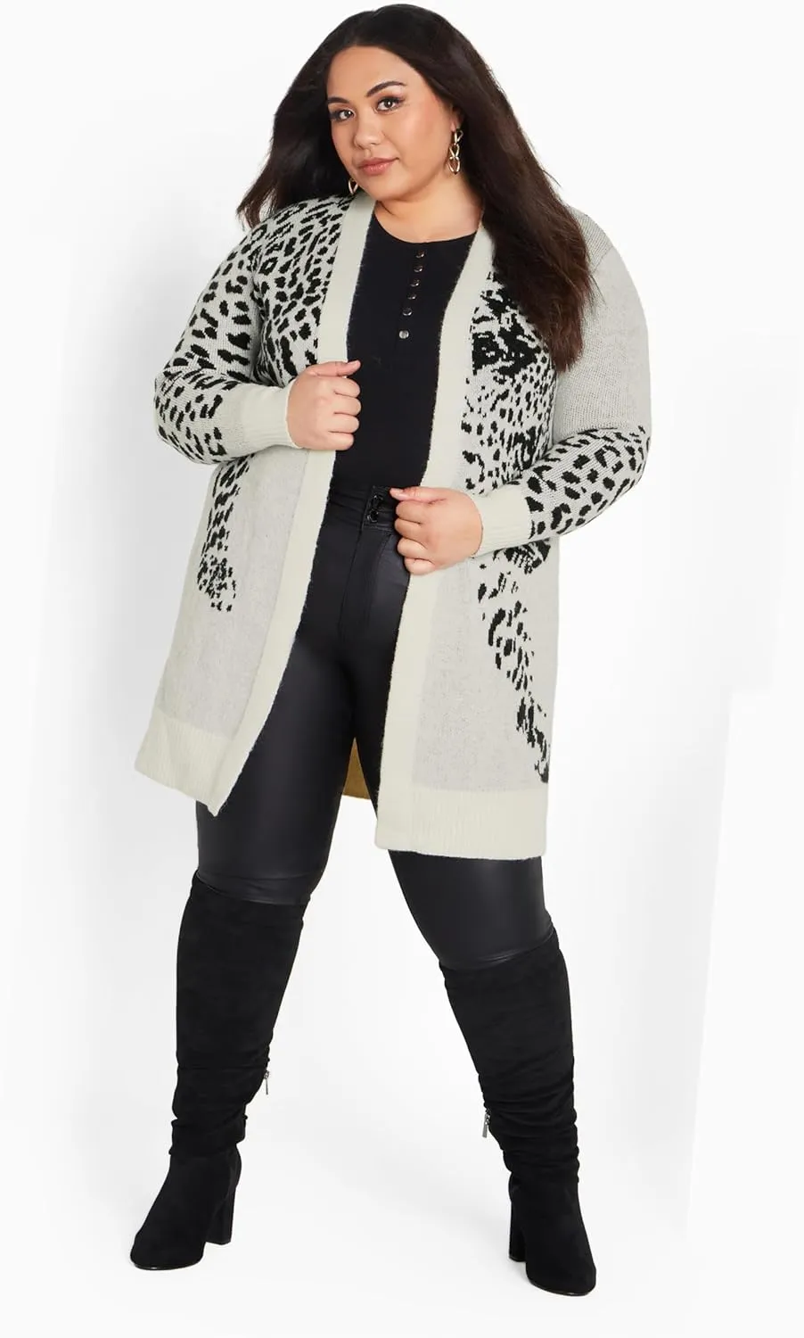 Women's Lena Leopard Cardigan