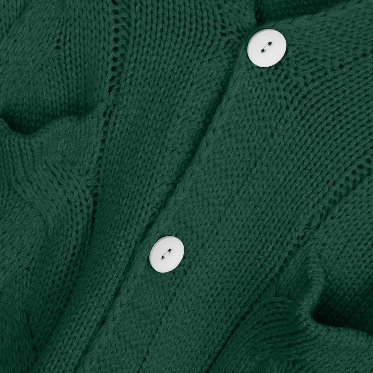 Women's Oversized Open Front Long Sleeve Cardigan Chunky Knit Sweaters Winter Open Front with Pockets Knit Sweater Tops