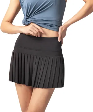 Womens Pleated Tennis Skirts with Shorts Preppy High Waisted Mini Skirt Golf Skort Athletic Skirts Active Workout Pickball