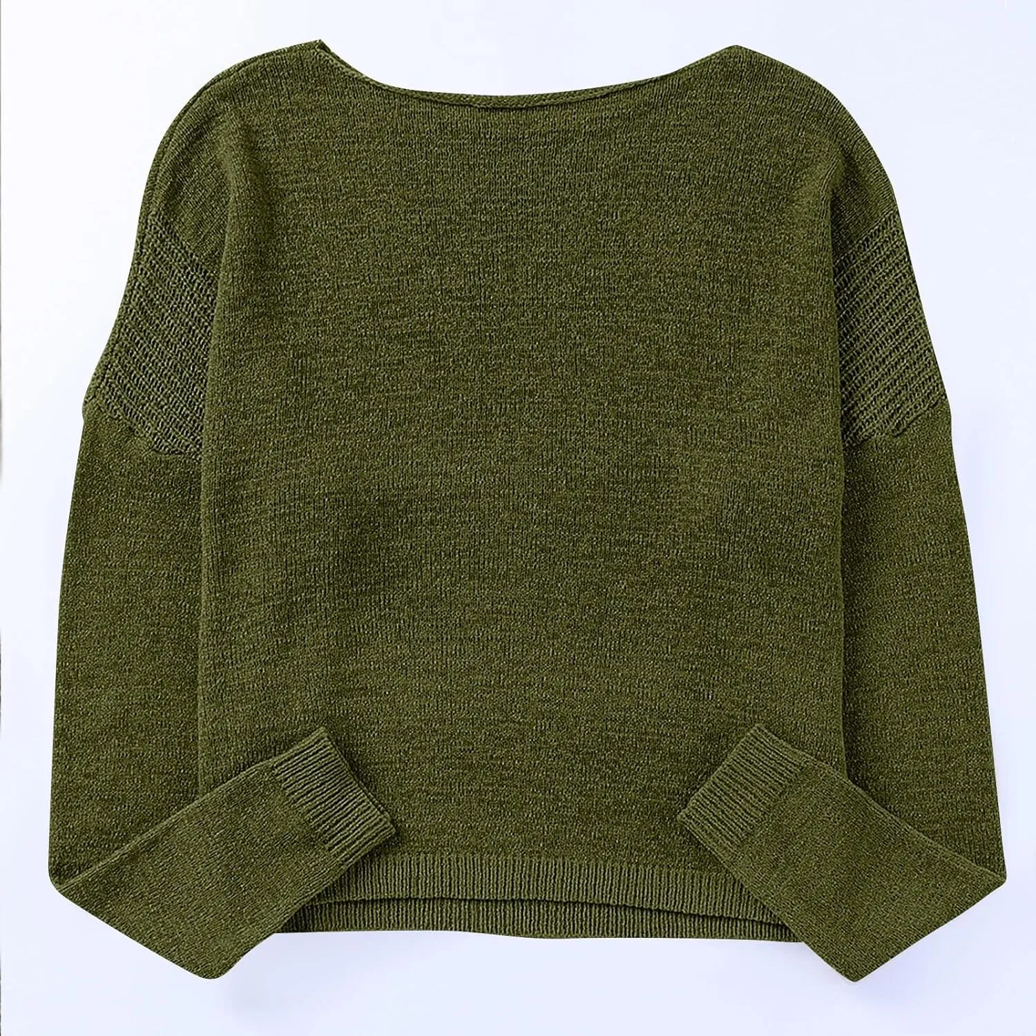 Women's Ribbed Knit Mock Turtleneck Sweater Pullover Tops V Neck Vacation 2024 Fall Striped Color Block Blouse