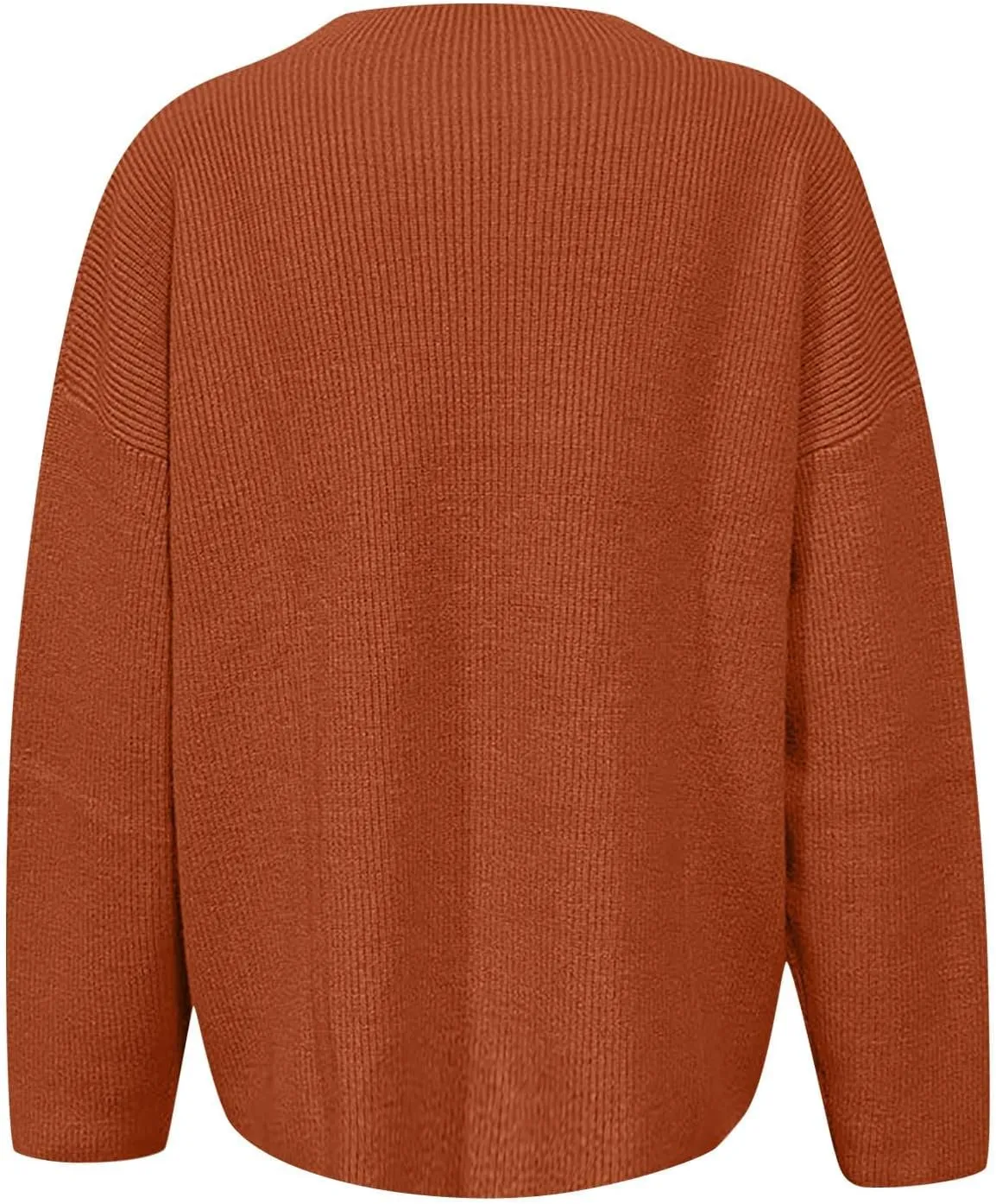 Women's Ribbed Knit Mock Turtleneck Sweater Pullover Tops V Neck Vacation 2024 Fall Striped Color Block Blouse