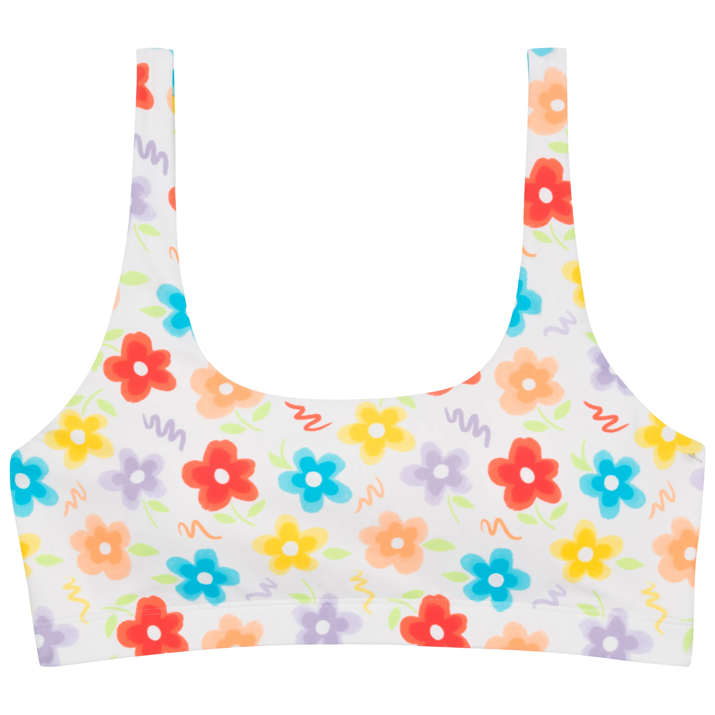 Women's Scoop Neck Bikini Top | "Blossom"