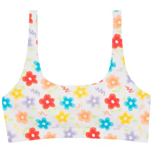 Women's Scoop Neck Bikini Top | "Blossom"