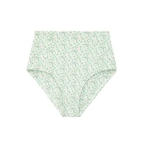 women's sea marsh floral high waist bikini bottom