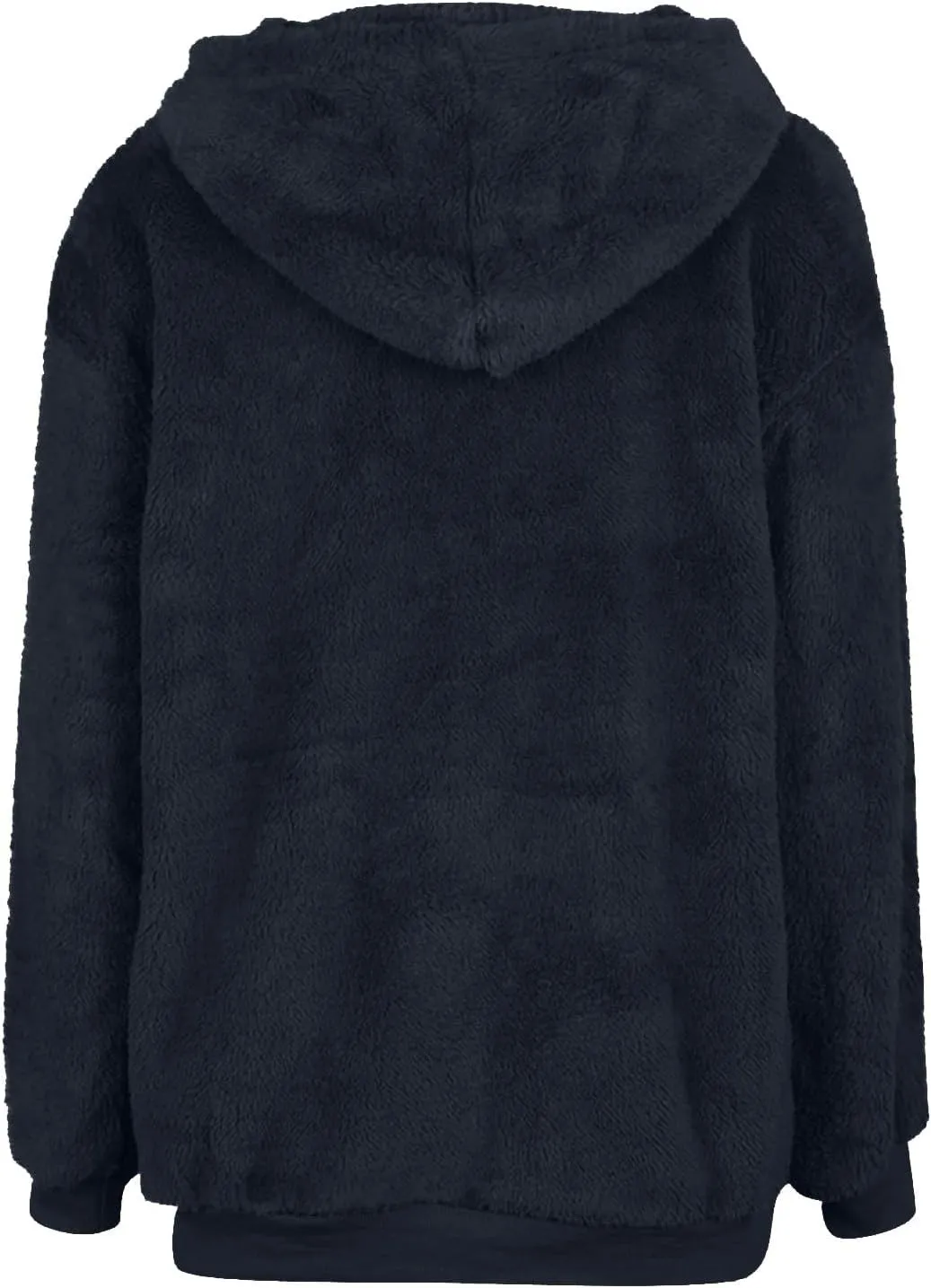 Women's Sherpa Quarter Zip Pullover Oversized Trendy comfy Hoodies Y2k Casual Drawstring Long Sleeve Sweatshirts