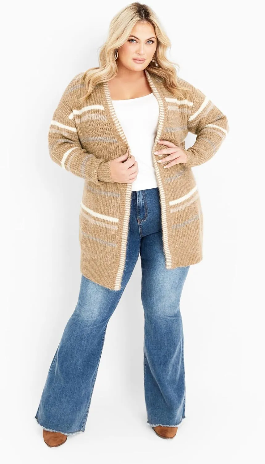 Women's Skye Stripe Cardigan