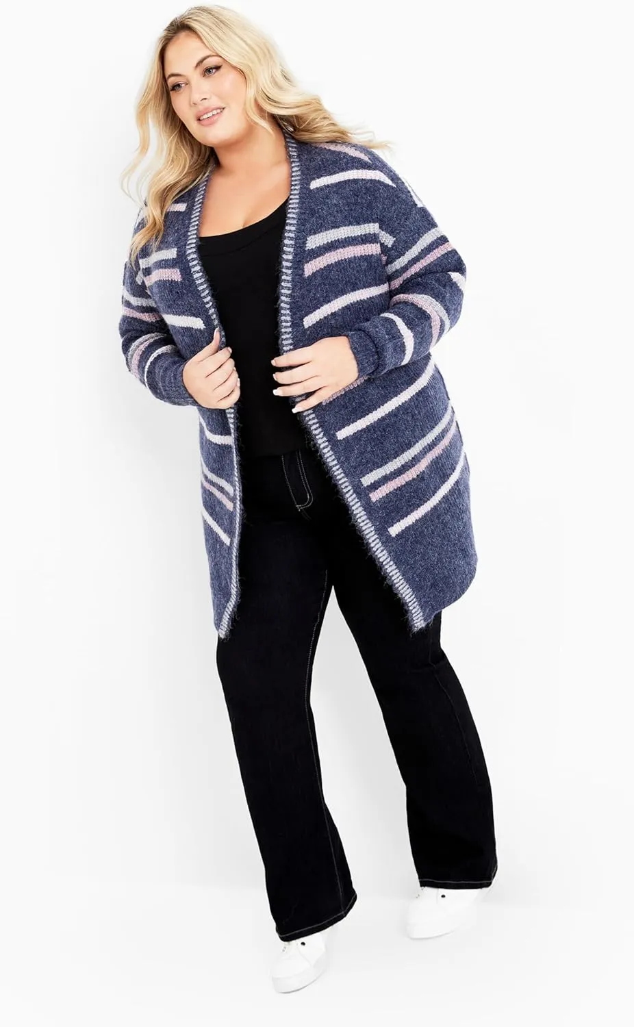 Women's Skye Stripe Cardigan