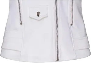 Women's Suede Jacket Moto Biker Faux Suede Jackets Ladies Lapel Suede Leather Zip up Short Coats