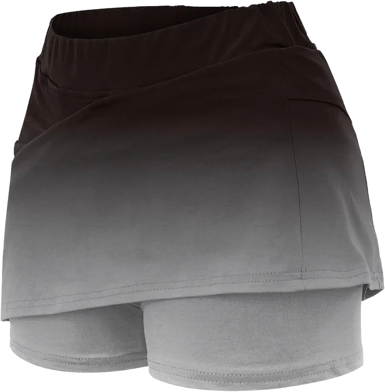 Women's Tennis Skirts with Pocket High Waisted Golf Activewear Skorts Mini Summer Running Skirts with Inner Shorts