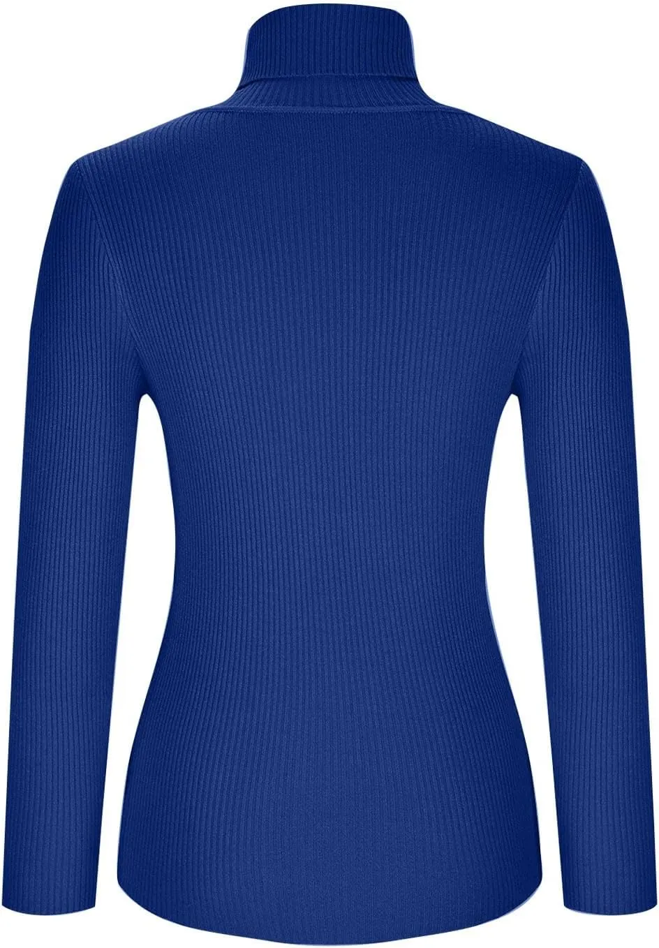 Womens Turtleneck Long Sleeve Sweater Casual Ribbed Thermal Fitted Sweaters Chunky Cable Knit Sweater Pullover 2025