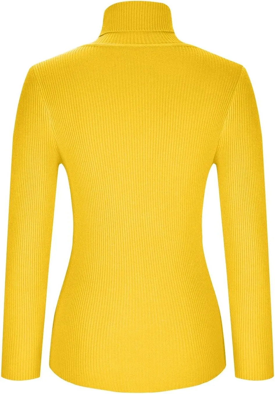 Womens Turtleneck Long Sleeve Sweater Casual Ribbed Thermal Fitted Sweaters Chunky Cable Knit Sweater Pullover 2025
