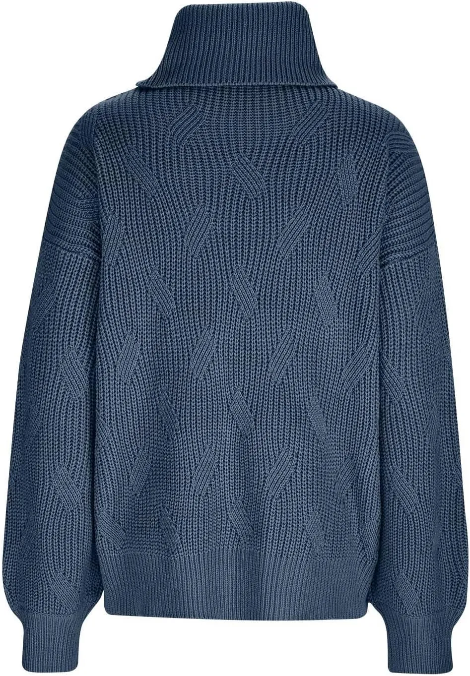 Womens Turtleneck Oversized Sweaters Chunky Long Sleeve Loose Casual Pullover 2023 Fashion Slouchy Knit Jumper Tops