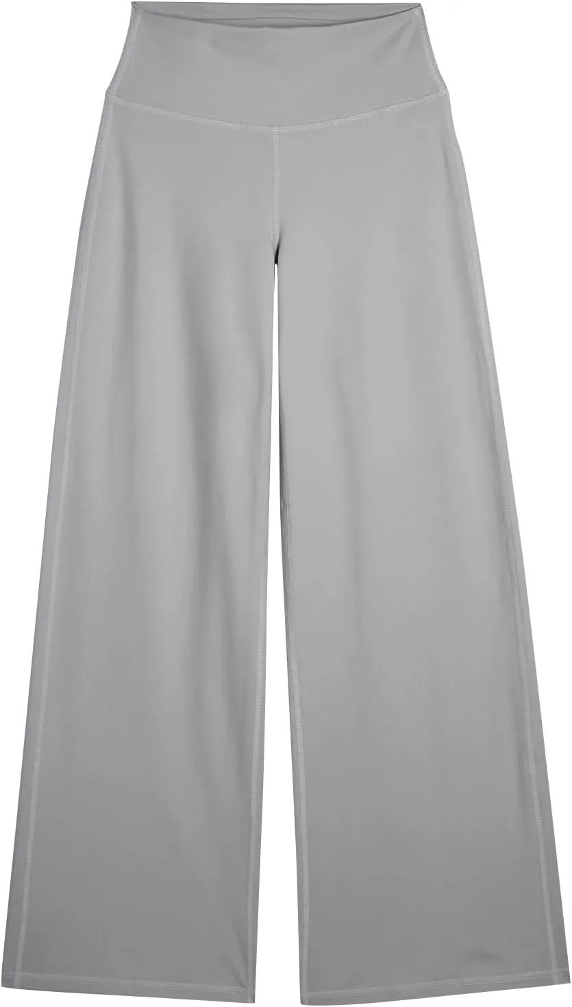 Womens Wide Leg Yoga Pants Stretch High Waist Baggy Workout Pants Tummy Control Gym Trouser Pants 2025