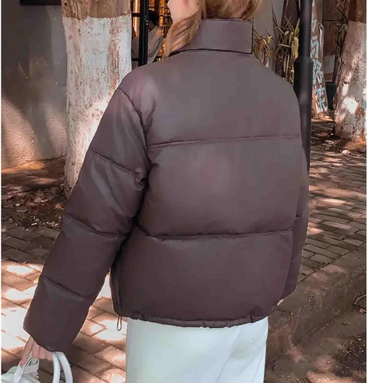 womens winter coats Waterproof Down Cotton Padded Jacket Short Women's Winter Clothes Puffer Jacket Coat