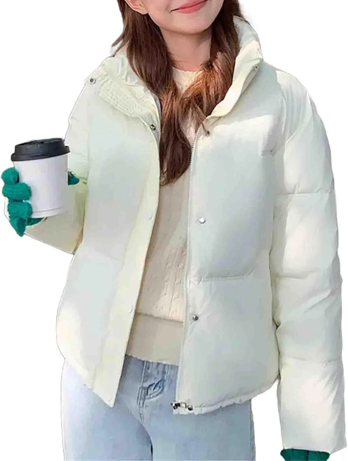 womens winter coats Waterproof Down Cotton Padded Jacket Short Women's Winter Clothes Puffer Jacket Coat
