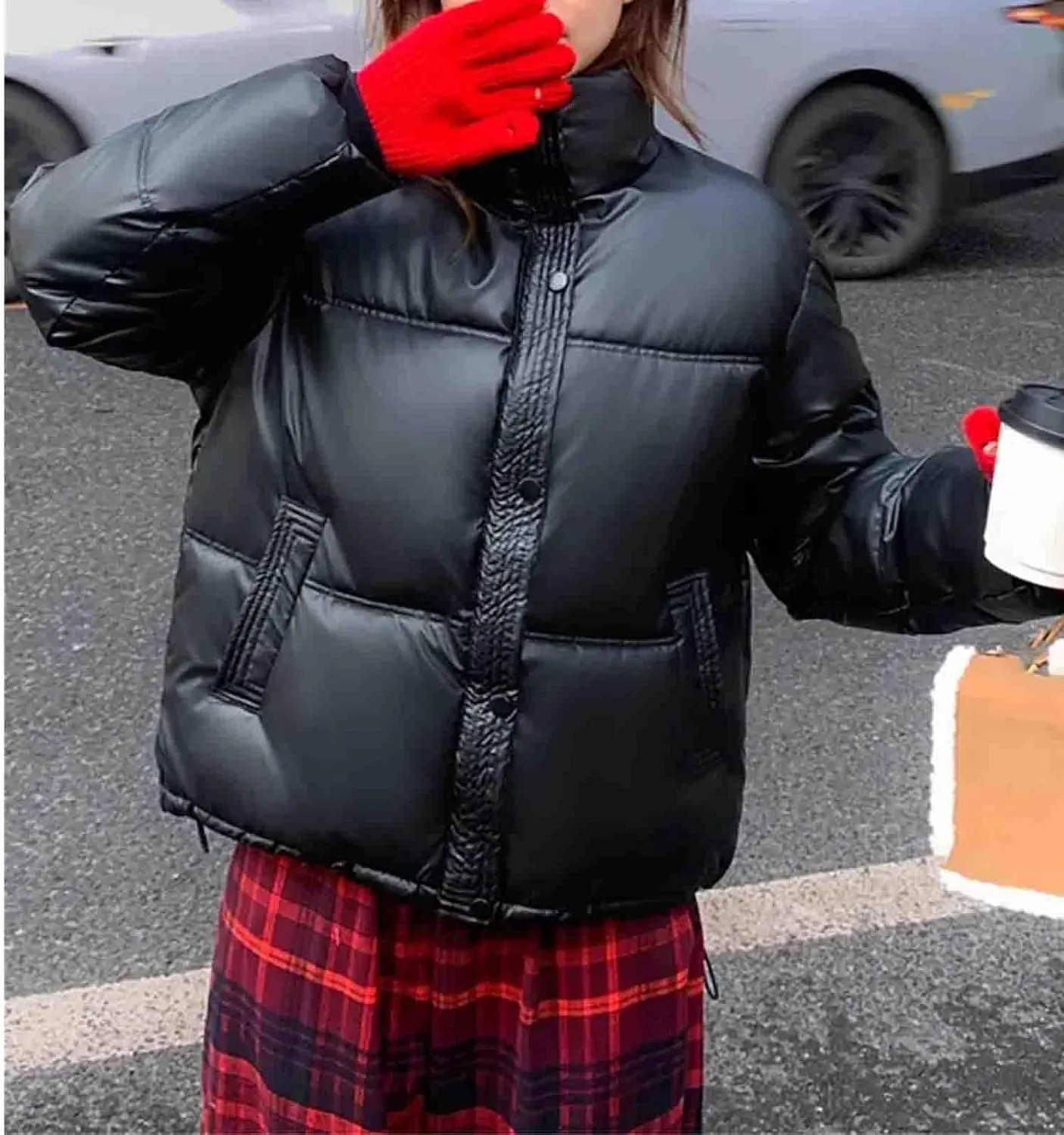 womens winter coats Waterproof Down Cotton Padded Jacket Short Women's Winter Clothes Puffer Jacket Coat