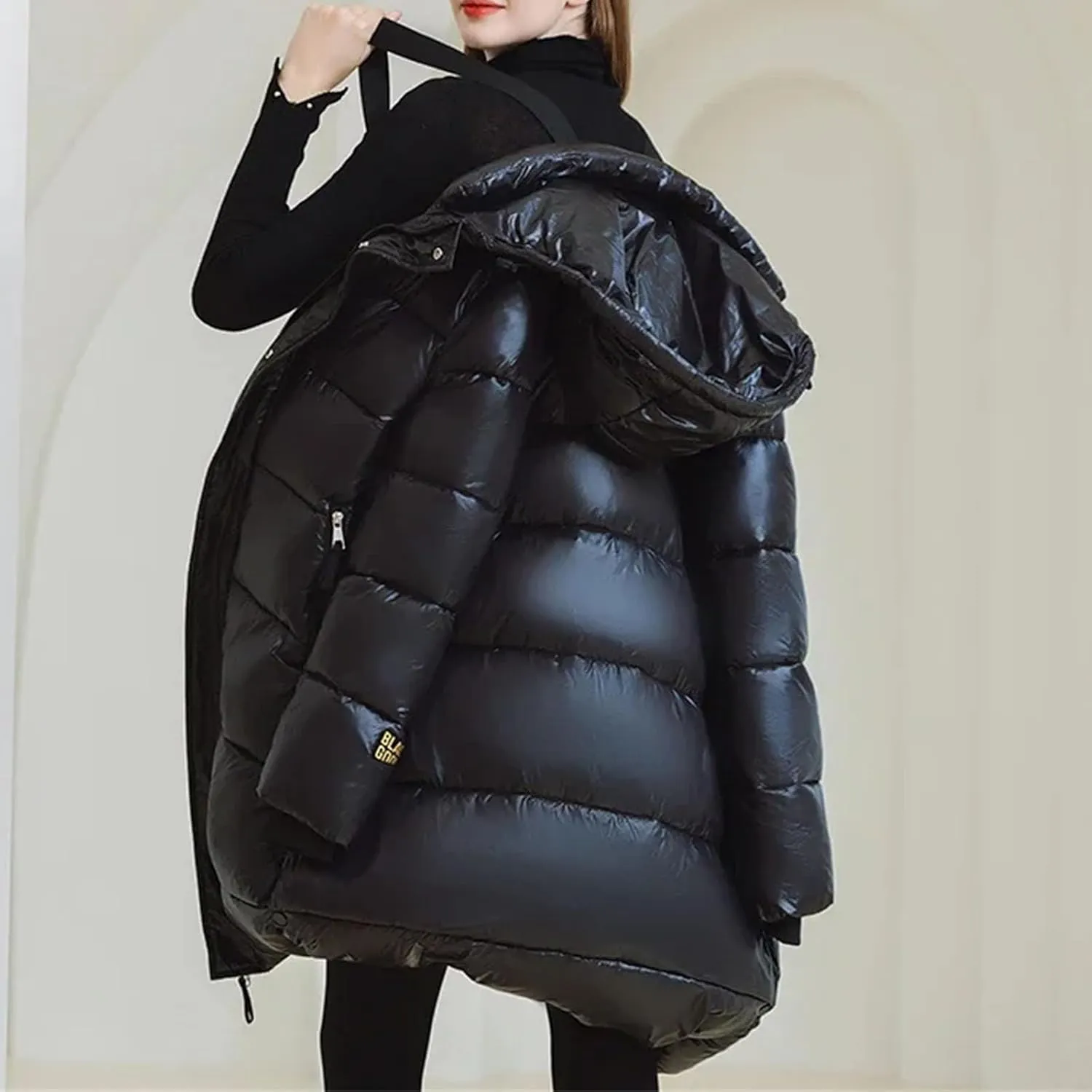 Women's Winter Jacket Parka Coat Hooded Outwear Female Parka Thick Cotton Padded Winter Female Coats