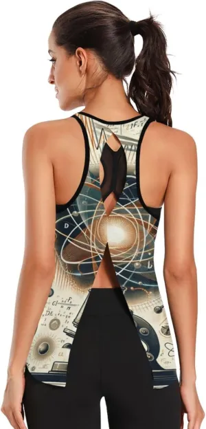Women's Workout Tank Top Physical-Concepts-equipments Sleeveless Sport Gym Top Athletic Yoga Tank Top