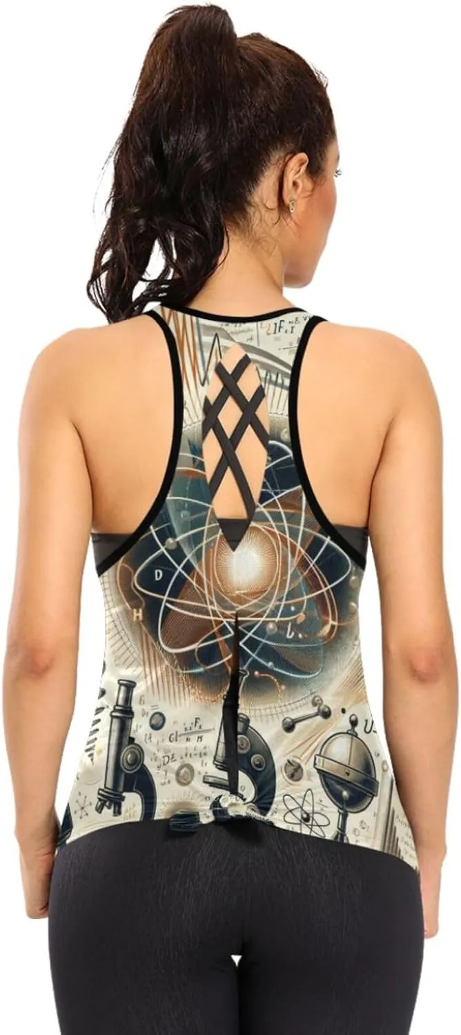Women's Workout Tank Top Physical-Concepts-equipments Sleeveless Sport Gym Top Athletic Yoga Tank Top