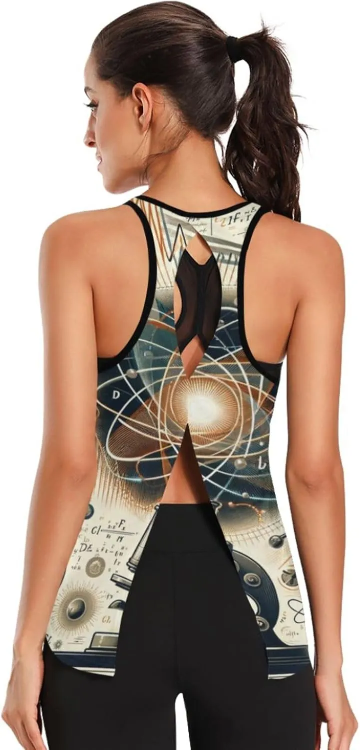 Women's Workout Tank Top Physical-Concepts-equipments Sleeveless Sport Gym Top Athletic Yoga Tank Top