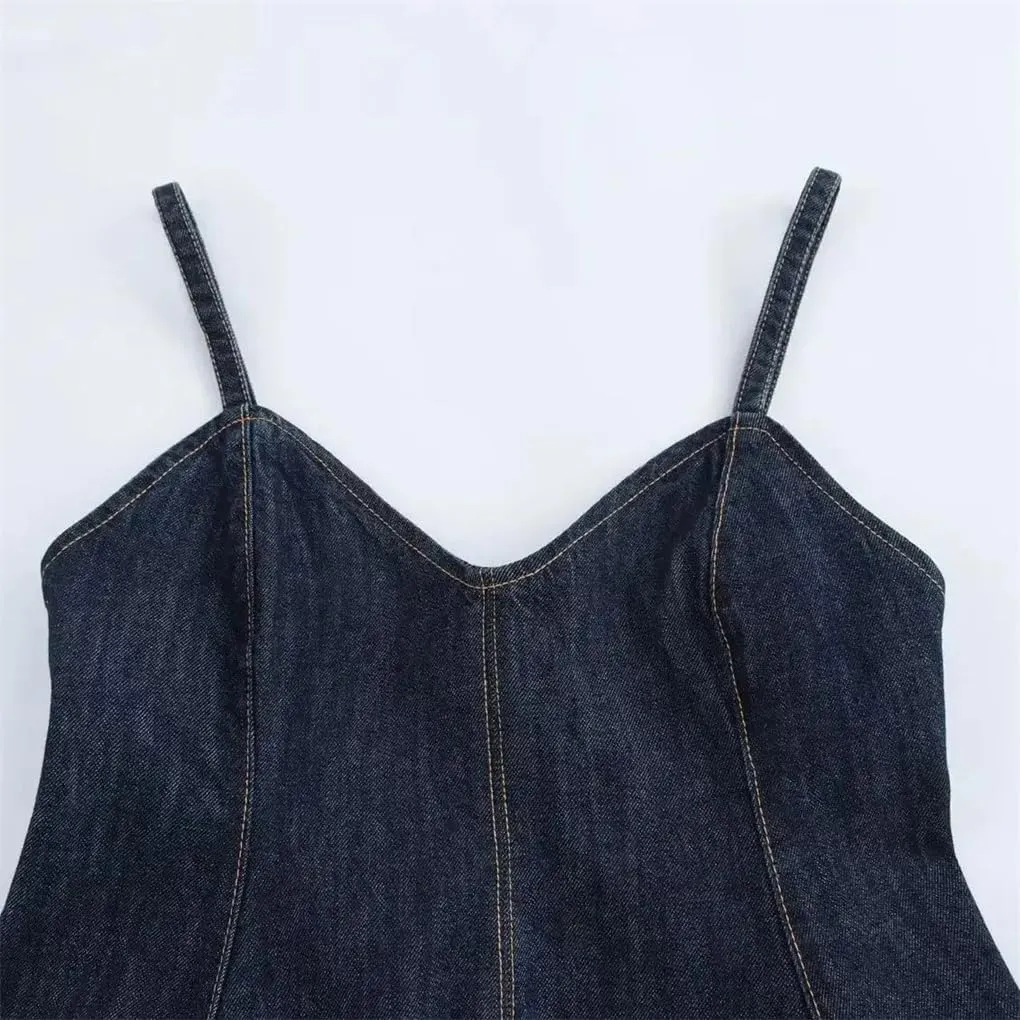 Women's Y2k Vintage Denim Camisole