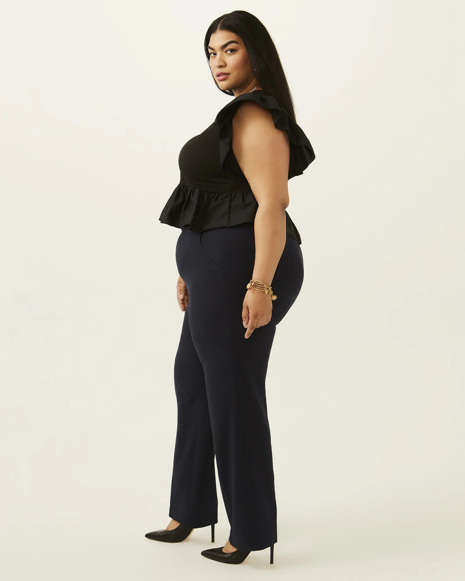 Xanthe Pull-On Work Pant | Navy