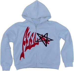 Y2k Hoodie Zip Up Men Women Fashion Grunge Aesthetic Hoodies Casual Vintage Oversized Pullover Sweatshirt