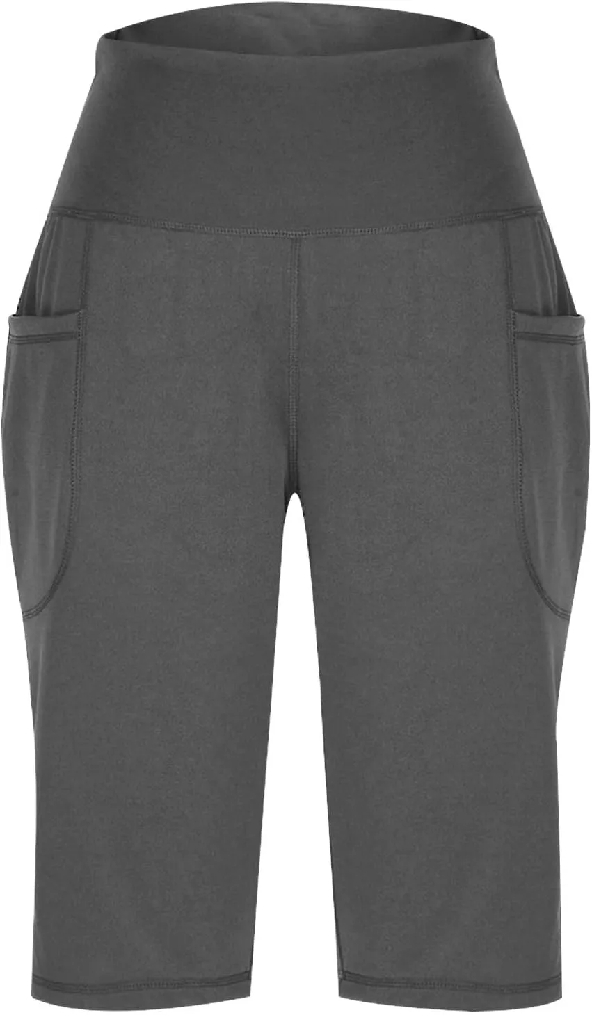 Yoga Capris Summer for Women Casual Stretch High Waisted Yoga Leggings Comfy Wide Leg Pants Womens Yoga Capris for